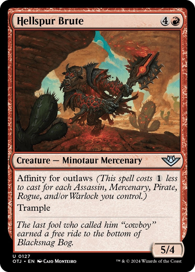 Image for Hellspur Brute (127) [Outlaws of Thunder Junction] - Magic: The Gathering