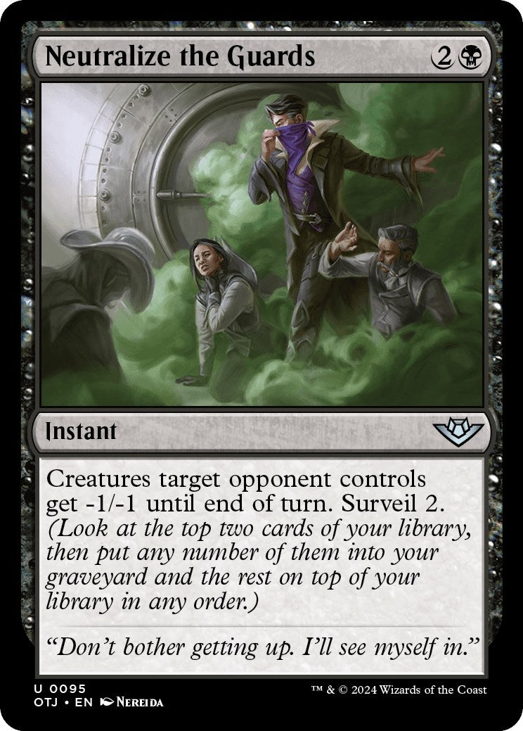Image for Neutralize the Guards (95) [Outlaws of Thunder Junction] - Magic: The Gathering