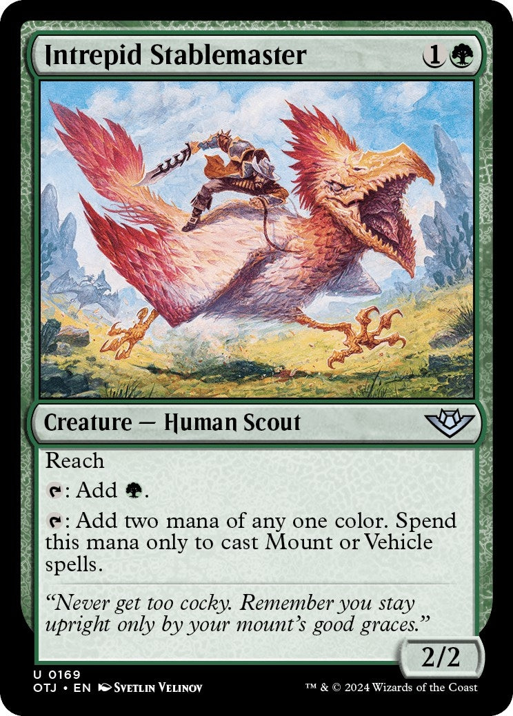 Image for Intrepid Stablemaster (169) [Outlaws of Thunder Junction] - Magic: The Gathering