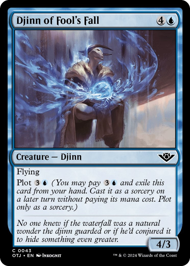 Image for Djinn of Fool's Fall (43) [Outlaws of Thunder Junction] - Magic: The Gathering