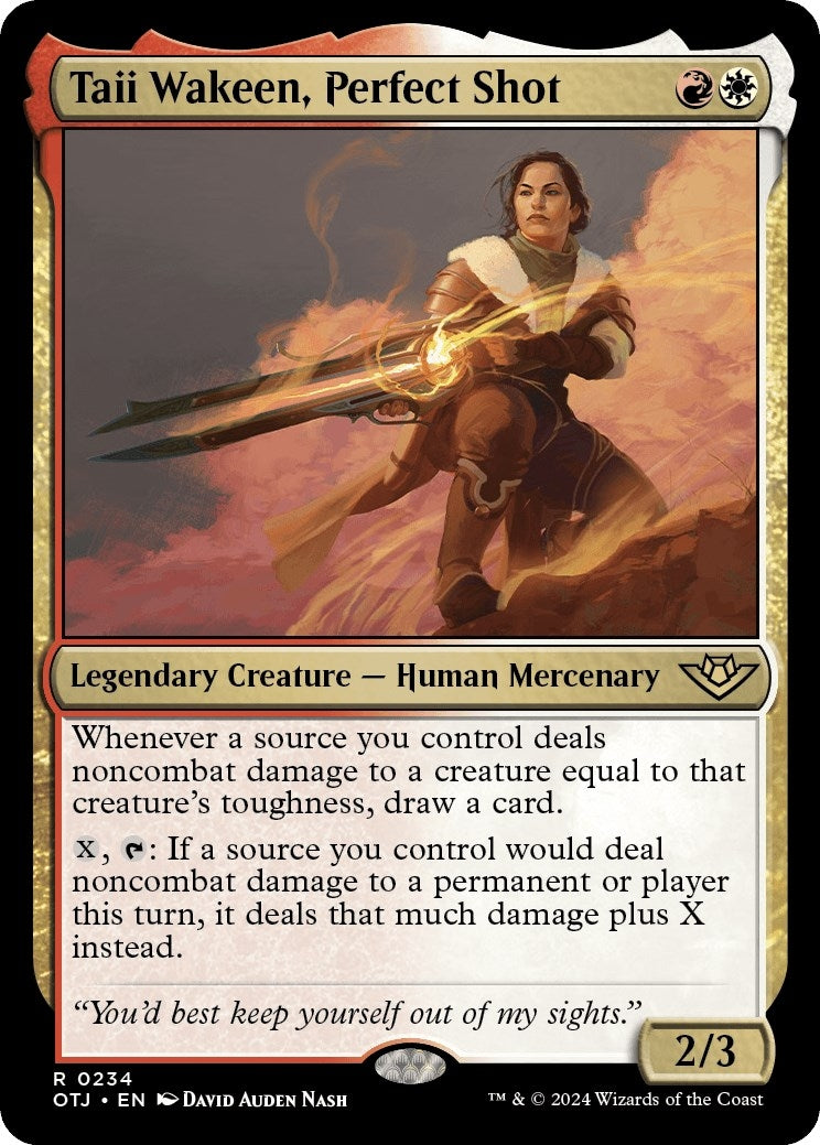 Image for Taii Wakeen, Perfect Shot (234) [Outlaws of Thunder Junction] - Magic: The Gathering