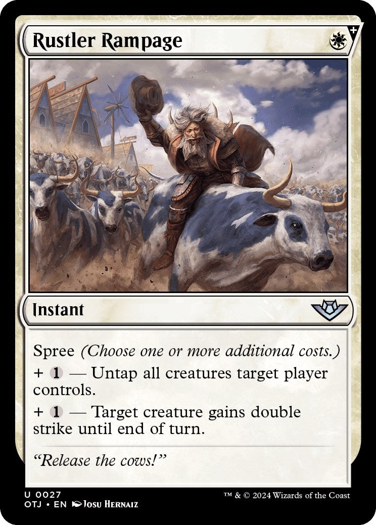 Image for Rustler Rampage (27) [Outlaws of Thunder Junction] - Magic: The Gathering