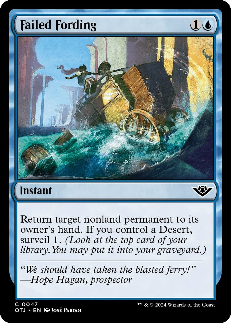 Image for Failed Fording (47) [Outlaws of Thunder Junction] - Magic: The Gathering
