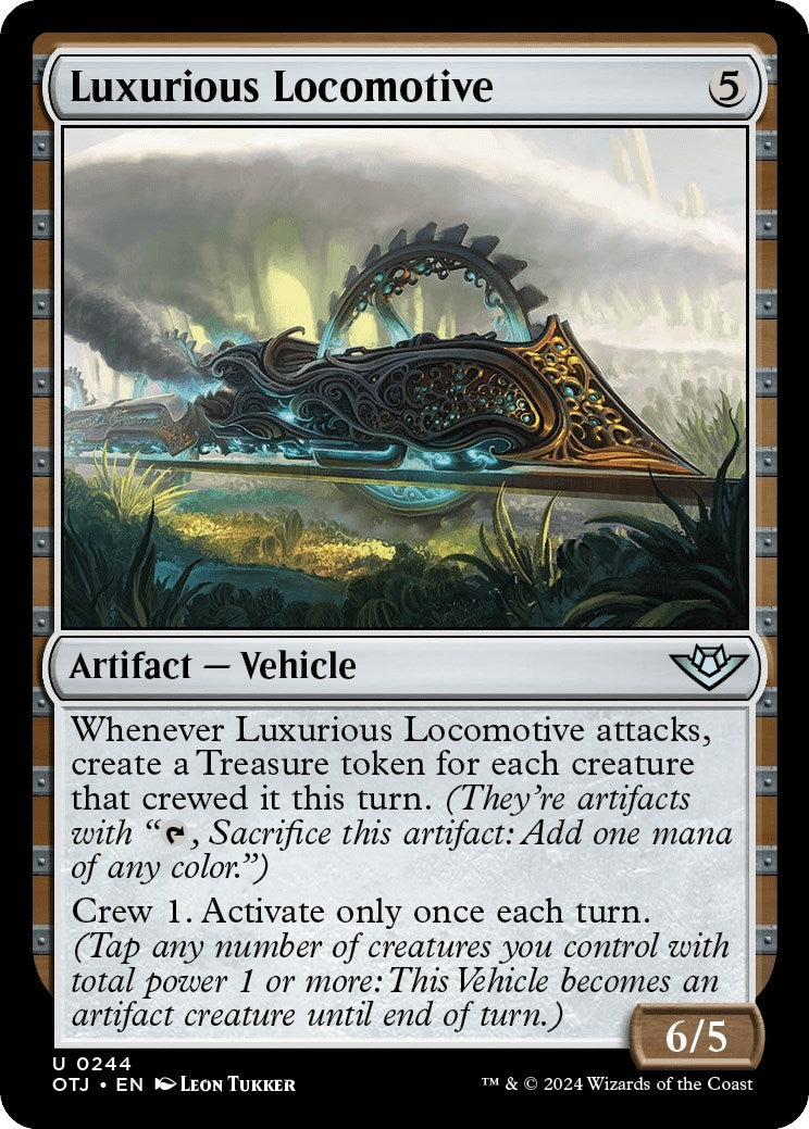 Image for Luxurious Locomotive (244) [Outlaws of Thunder Junction] - Magic: The Gathering