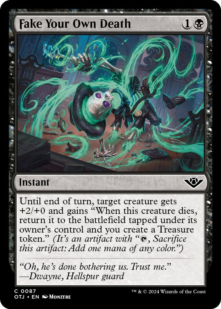 Image for Fake Your Own Death (87) [Outlaws of Thunder Junction] - Magic: The Gathering