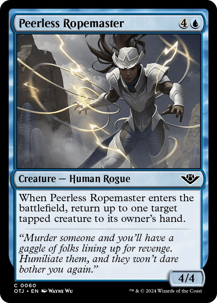 Image for Peerless Ropemaster (60) [Outlaws of Thunder Junction] - Magic: The Gathering