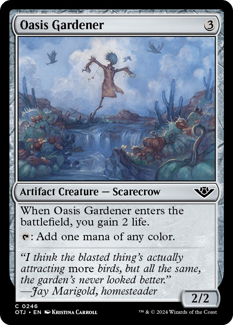 Image for Oasis Gardener (246) [Outlaws of Thunder Junction] - Magic: The Gathering