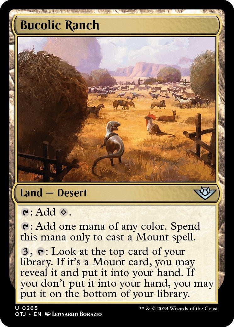 Image for Bucolic Ranch (265) [Outlaws of Thunder Junction] - Magic: The Gathering