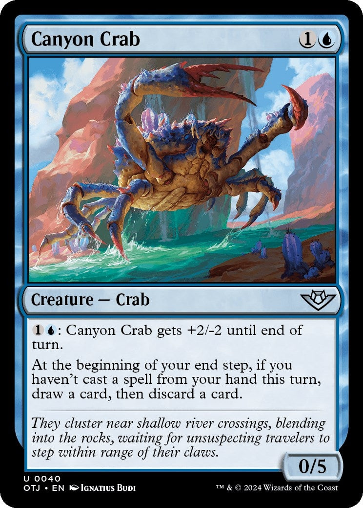 Image for Canyon Crab (40) [Outlaws of Thunder Junction] - Magic: The Gathering