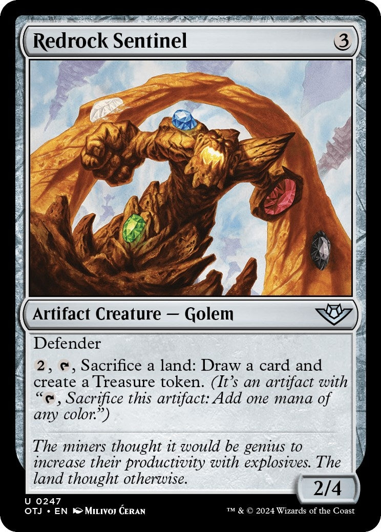 Image for Redrock Sentinel (247) [Outlaws of Thunder Junction] - Magic: The Gathering