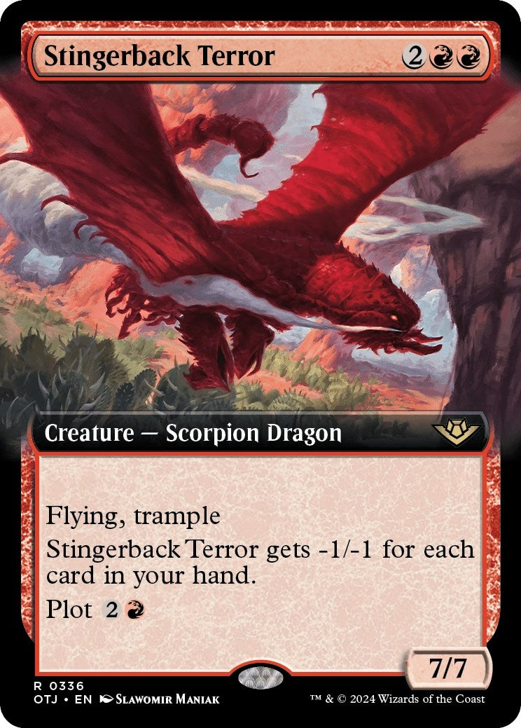 Image for Stingerback Terror (Extended Art) (336) [Outlaws of Thunder Junction] - Magic: The Gathering
