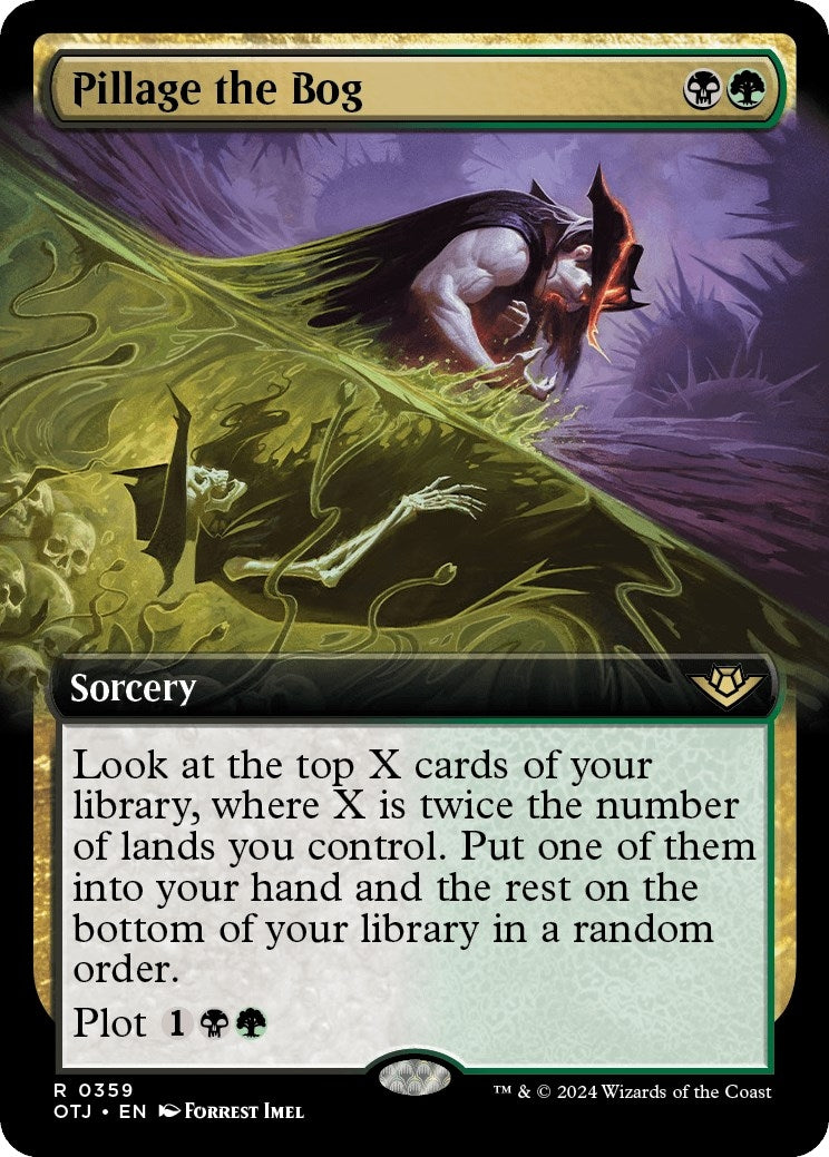 Image for Pillage the Bog (Extended Art) (359) [Outlaws of Thunder Junction] - Magic: The Gathering