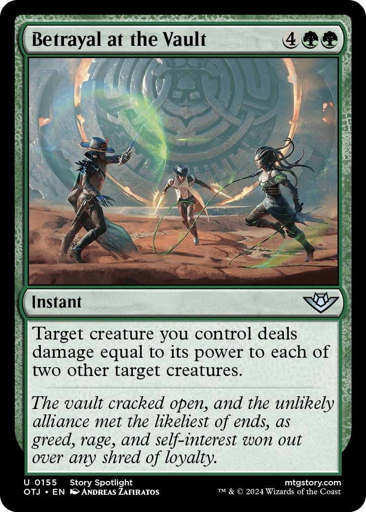 Image for Betrayal at the Vault (155) [Outlaws of Thunder Junction] - Magic: The Gathering