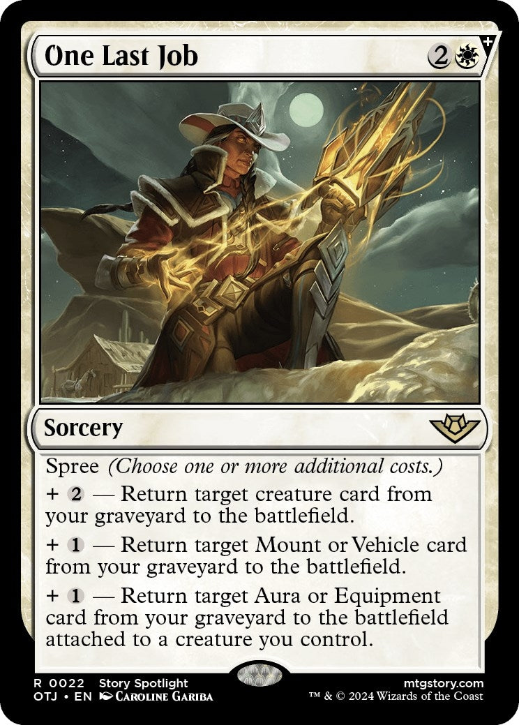 Image for One Last Job (22) [Outlaws of Thunder Junction] - Magic: The Gathering