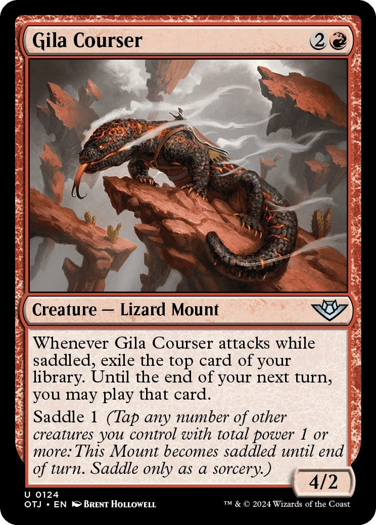 Image for Gila Courser (124) [Outlaws of Thunder Junction] - Magic: The Gathering