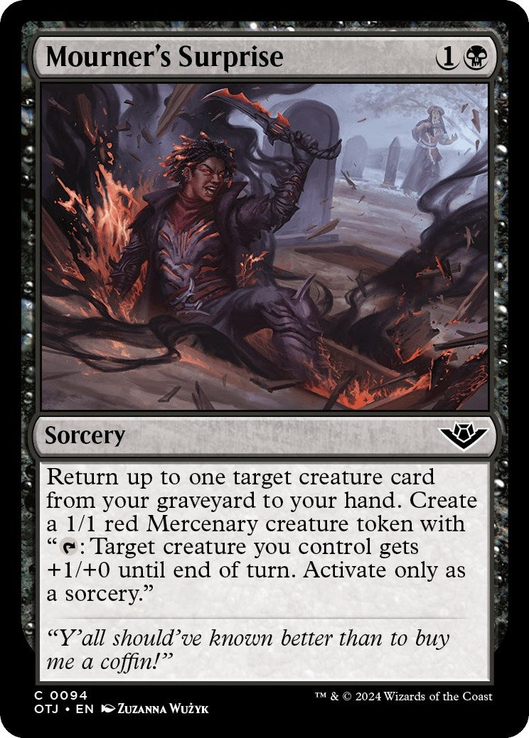Image for Mourner's Surprise (94) [Outlaws of Thunder Junction] - Magic: The Gathering