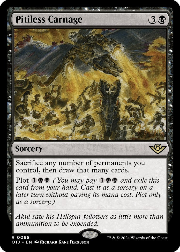 Image for Pitiless Carnage (98) [Outlaws of Thunder Junction] - Magic: The Gathering