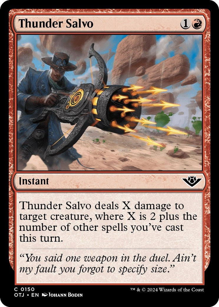 Image for Thunder Salvo (150) [Outlaws of Thunder Junction] - Magic: The Gathering