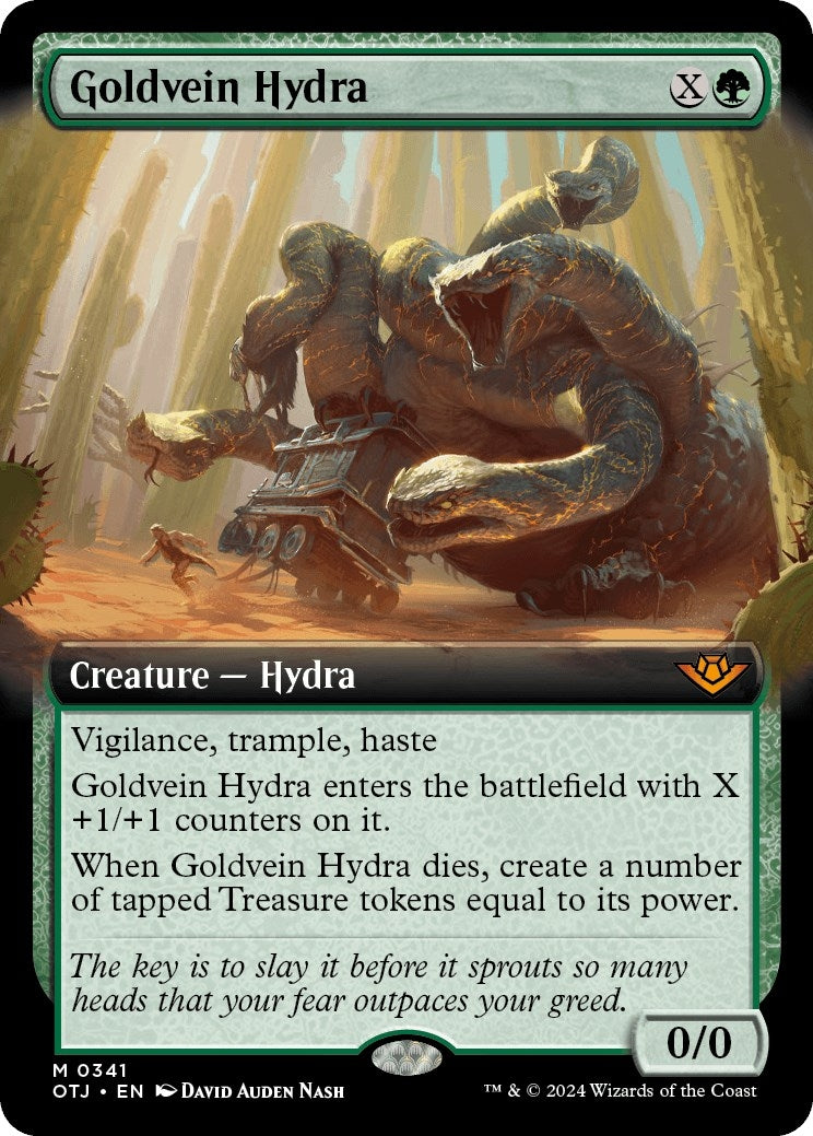 Image for Goldvein Hydra (Extended Art) (341) [Outlaws of Thunder Junction] - Magic: The Gathering