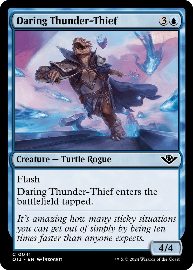 Image for Daring Thunder-Thief (41) [Outlaws of Thunder Junction] - Magic: The Gathering