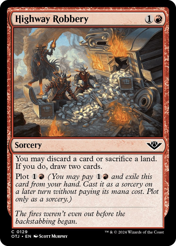 Image for Highway Robbery (129) [Outlaws of Thunder Junction] - Magic: The Gathering