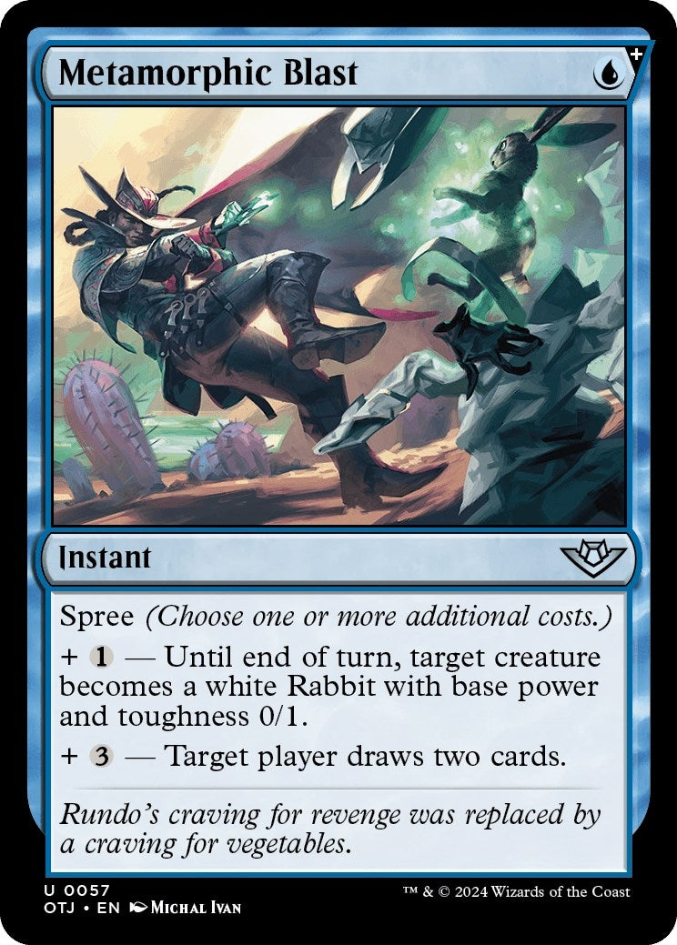 Image for Metamorphic Blast (57) [Outlaws of Thunder Junction] - Magic: The Gathering
