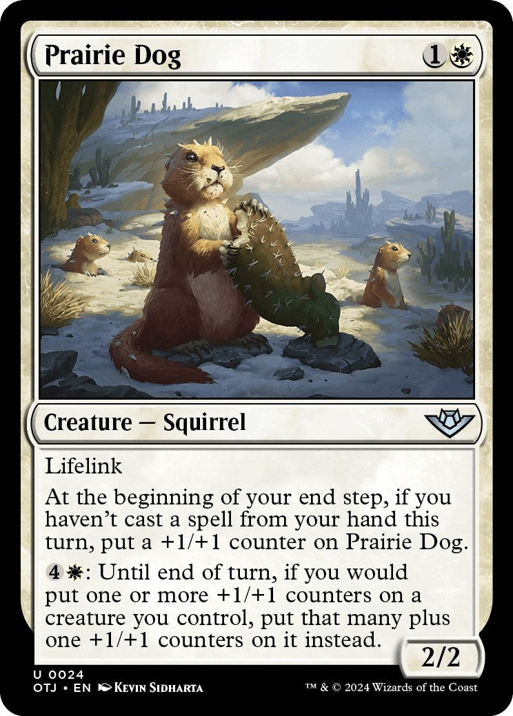 Image for Prairie Dog (24) [Outlaws of Thunder Junction] - Magic: The Gathering