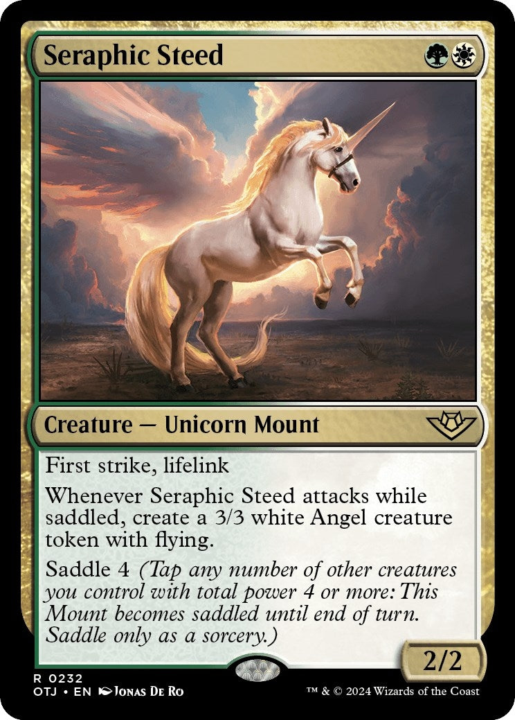 Image for Seraphic Steed (232) [Outlaws of Thunder Junction] - Magic: The Gathering