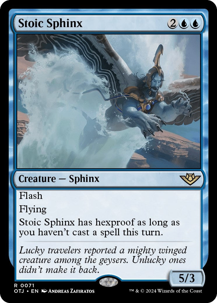 Image for Stoic Sphinx (71) [Outlaws of Thunder Junction] - Magic: The Gathering