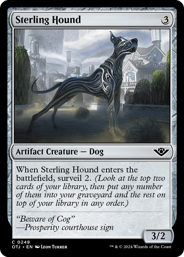 Image for Sterling Hound (249) [Outlaws of Thunder Junction] - Magic: The Gathering