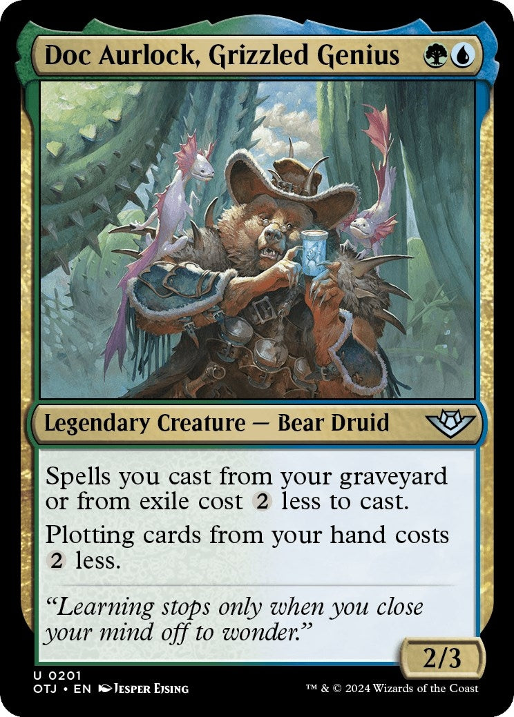 Image for Doc Aurlock, Grizzled Genius (201) [Outlaws of Thunder Junction] - Magic: The Gathering
