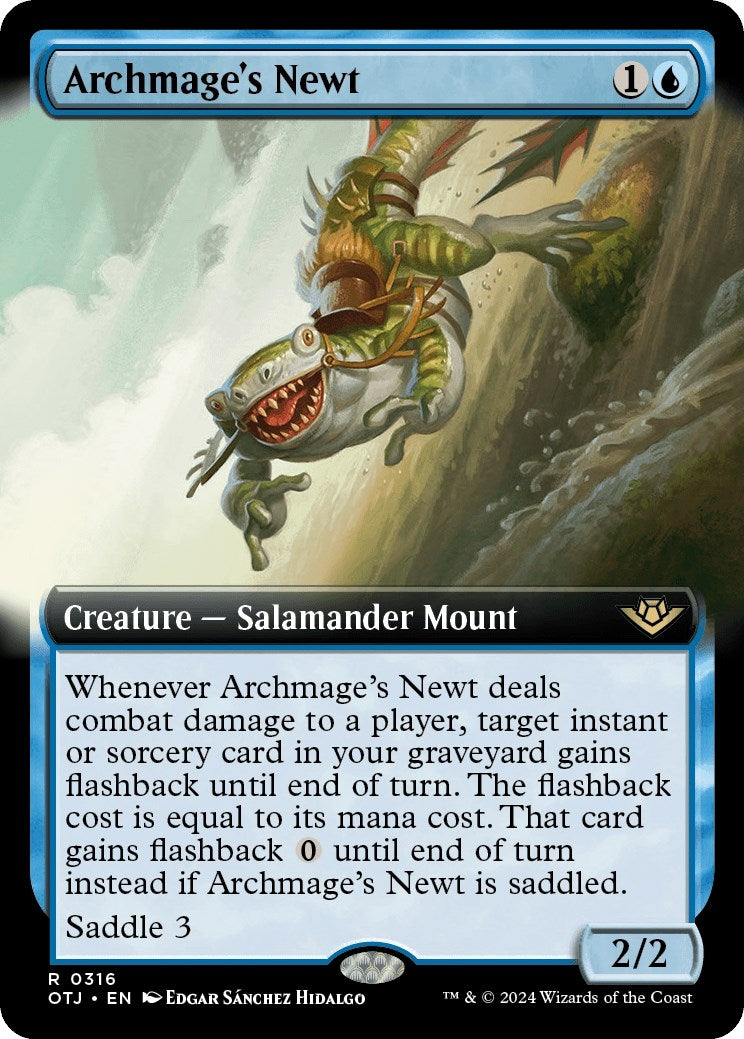 Image for Archmage's Newt (Extended Art) (316) [Outlaws of Thunder Junction] - Magic: The Gathering
