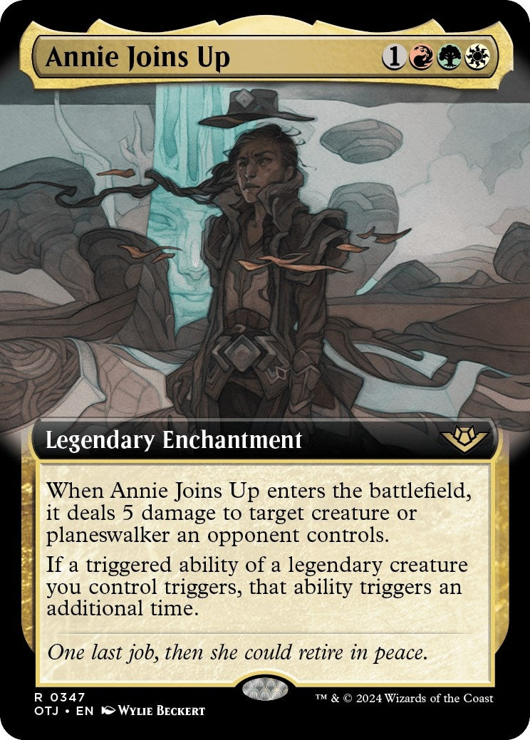 Image for Annie Joins Up (Extended Art) (347) [Outlaws of Thunder Junction] - Magic: The Gathering