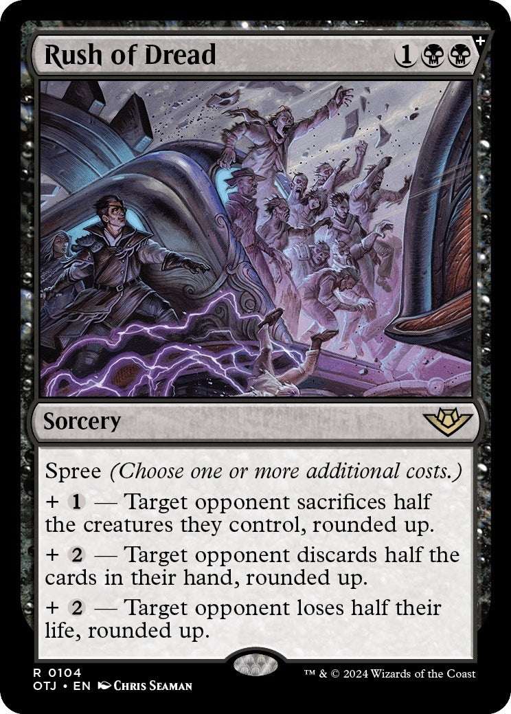 Image for Rush of Dread (104) [Outlaws of Thunder Junction] - Magic: The Gathering