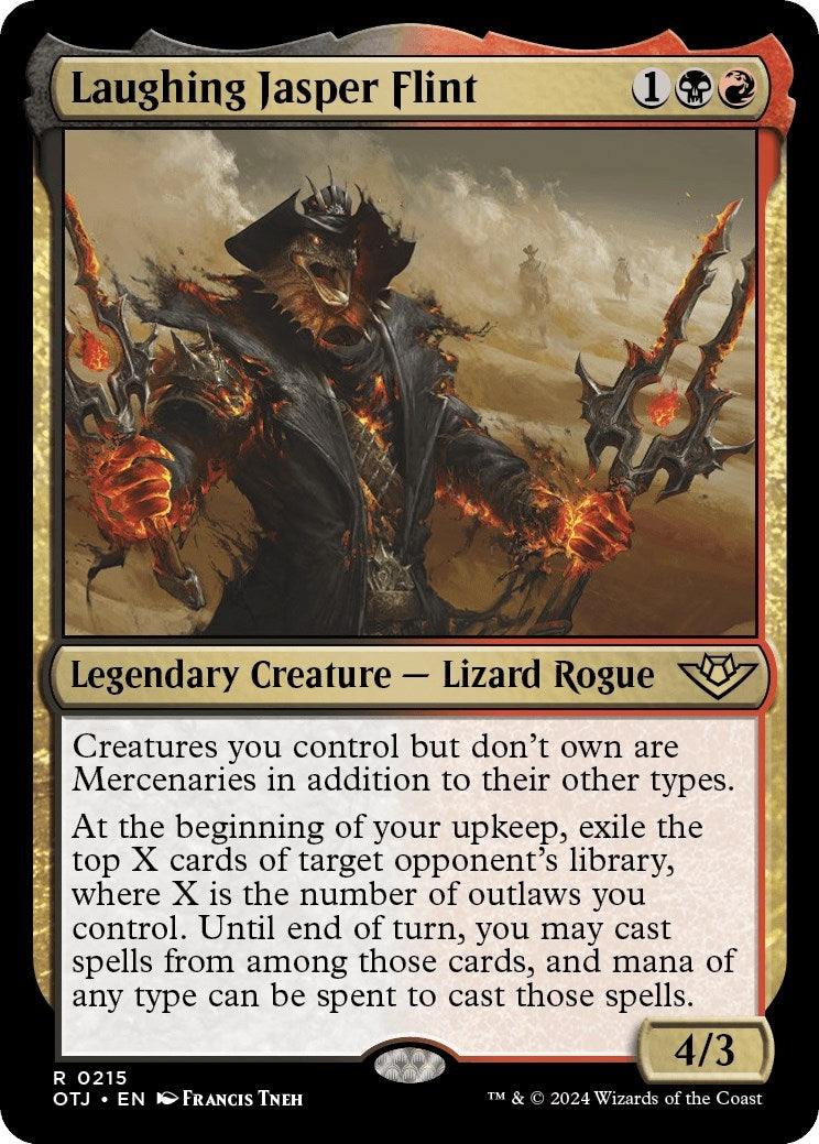 Image for Laughing Jasper Flint (215) [Outlaws of Thunder Junction] - Magic: The Gathering