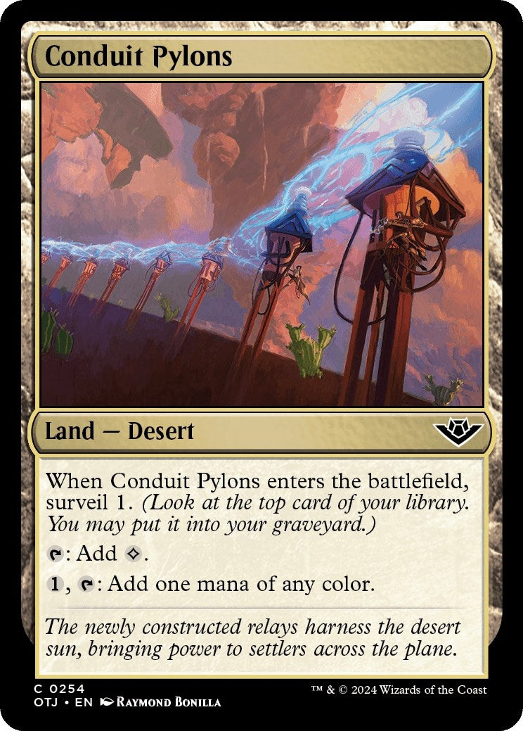 Image for Conduit Pylons (254) [Outlaws of Thunder Junction] - Magic: The Gathering