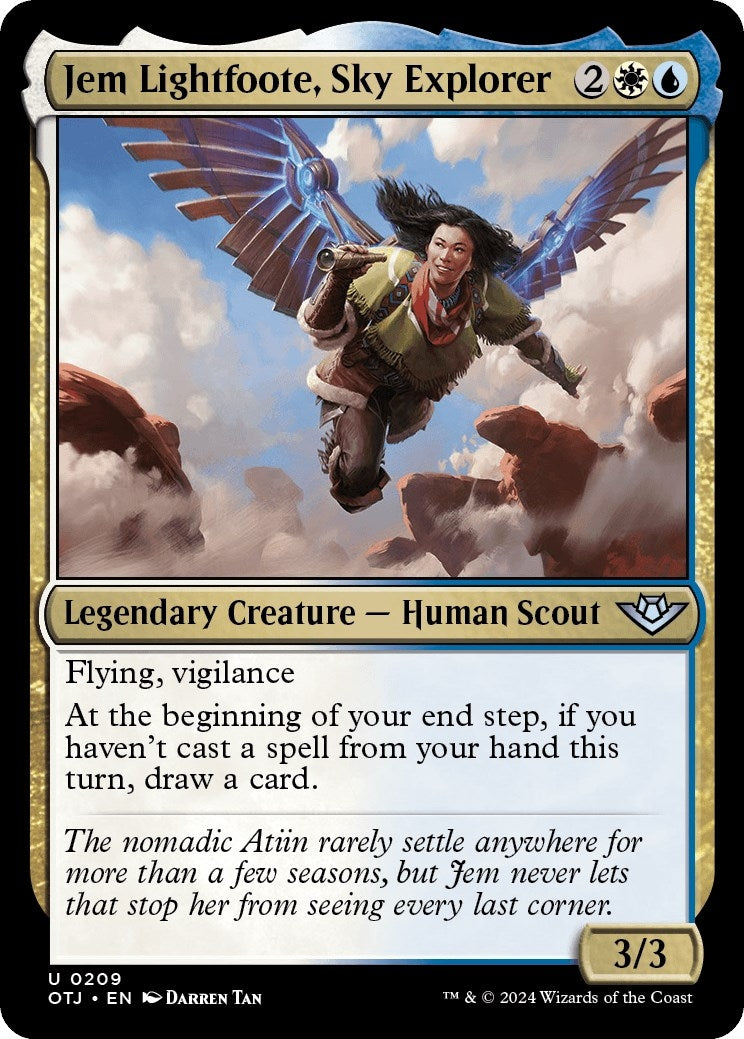 Image for Jem Lightfoote, Sky Explorer (209) [Outlaws of Thunder Junction] - Magic: The Gathering