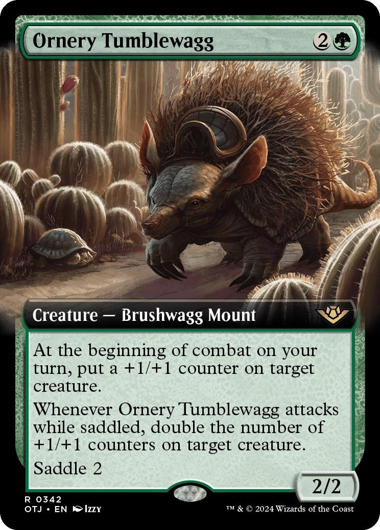 Image for Ornery Tumblewagg (Extended Art) (342) [Outlaws of Thunder Junction] - Magic: The Gathering