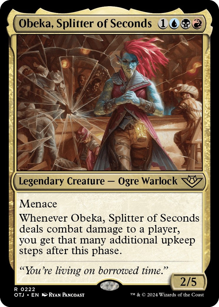 Image for Obeka, Splitter of Seconds (222) [Outlaws of Thunder Junction] - Magic: The Gathering