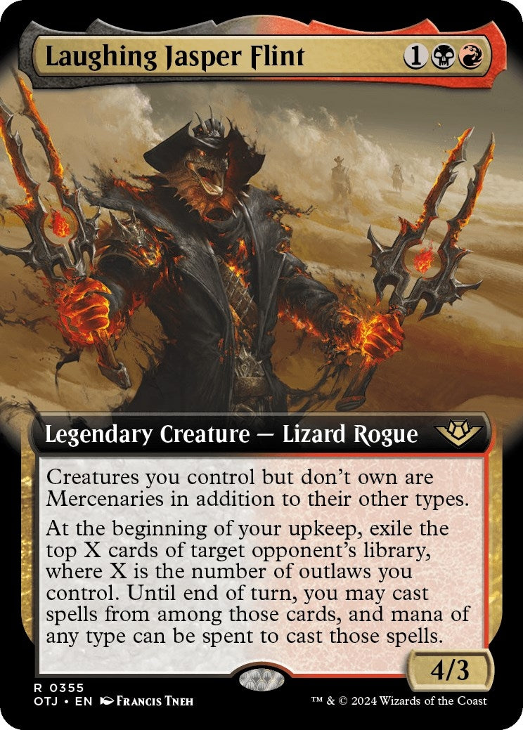 Image for Laughing Jasper Flint (Extended Art) (355) [Outlaws of Thunder Junction] - Magic: The Gathering