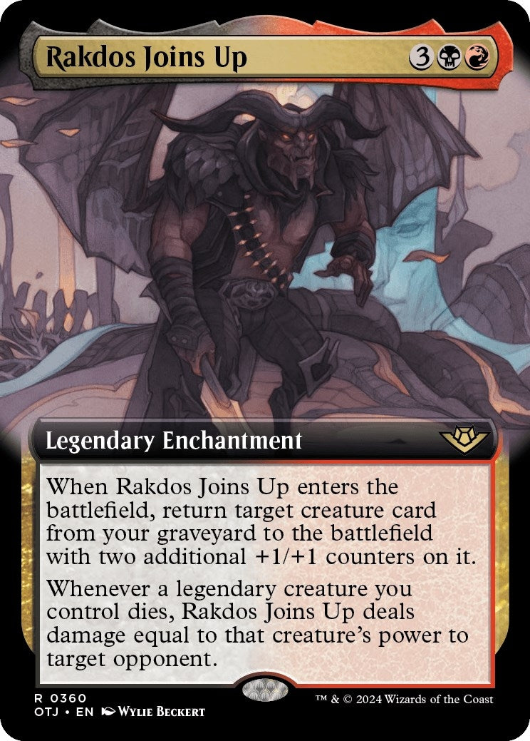 Image for Rakdos Joins Up (Extended Art) (360) [Outlaws of Thunder Junction] - Magic: The Gathering