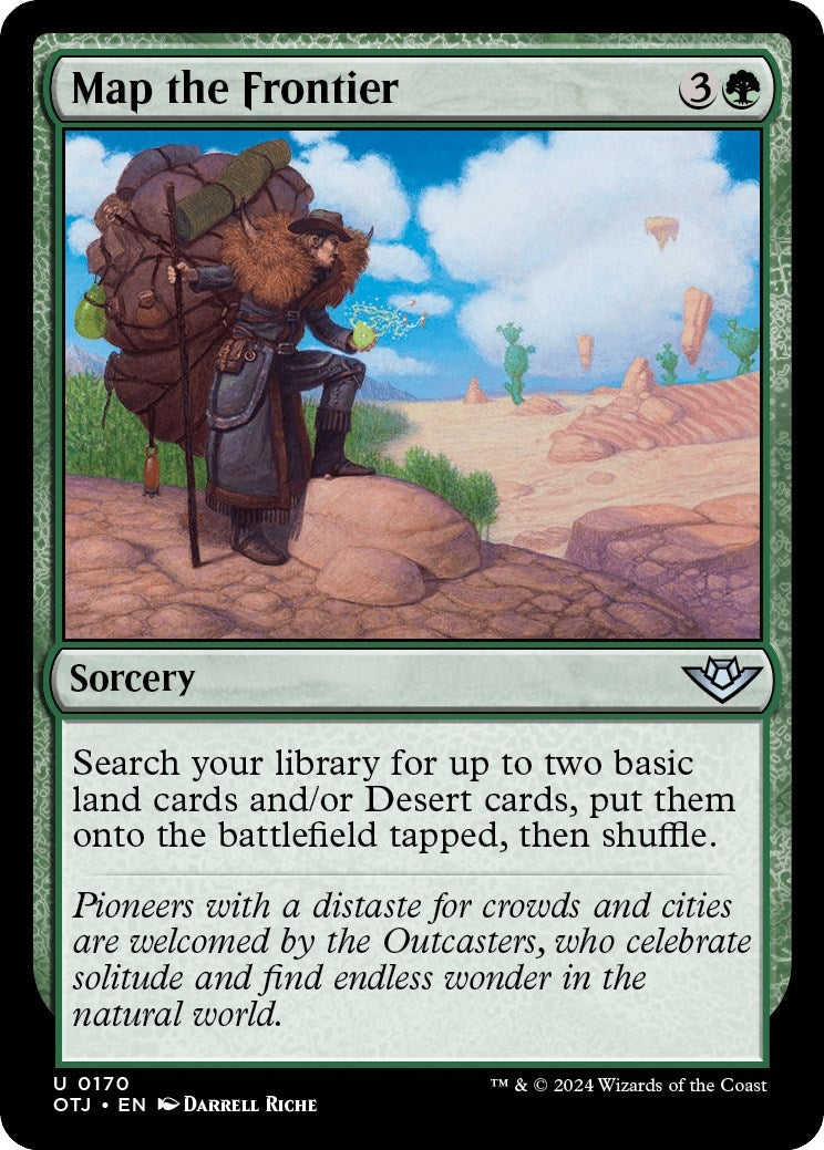 Image for Map the Frontier (170) [Outlaws of Thunder Junction] - Magic: The Gathering