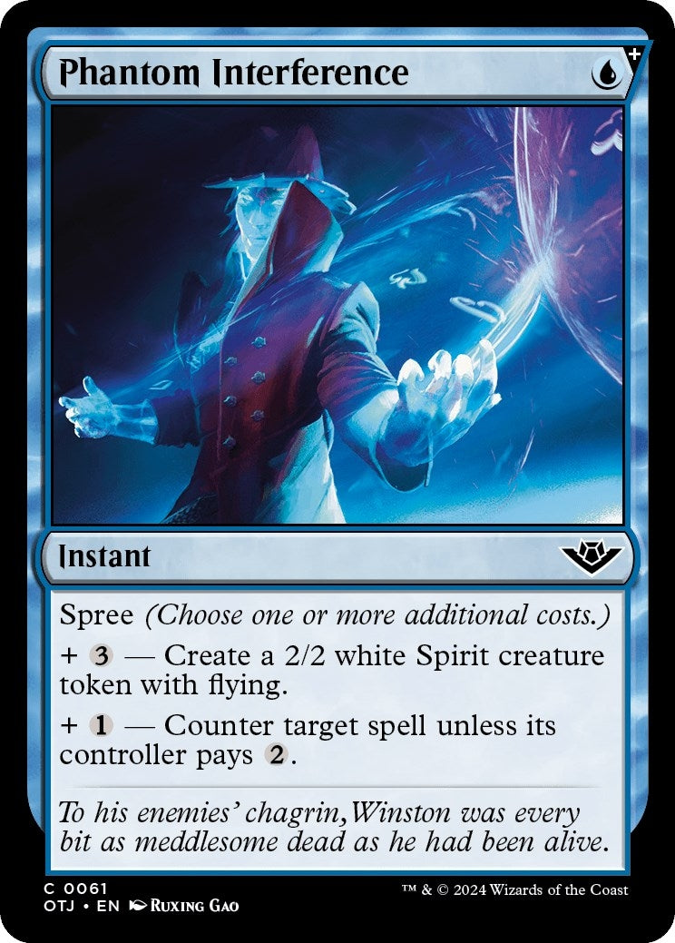 Image for Phantom Interference (61) [Outlaws of Thunder Junction] - Magic: The Gathering