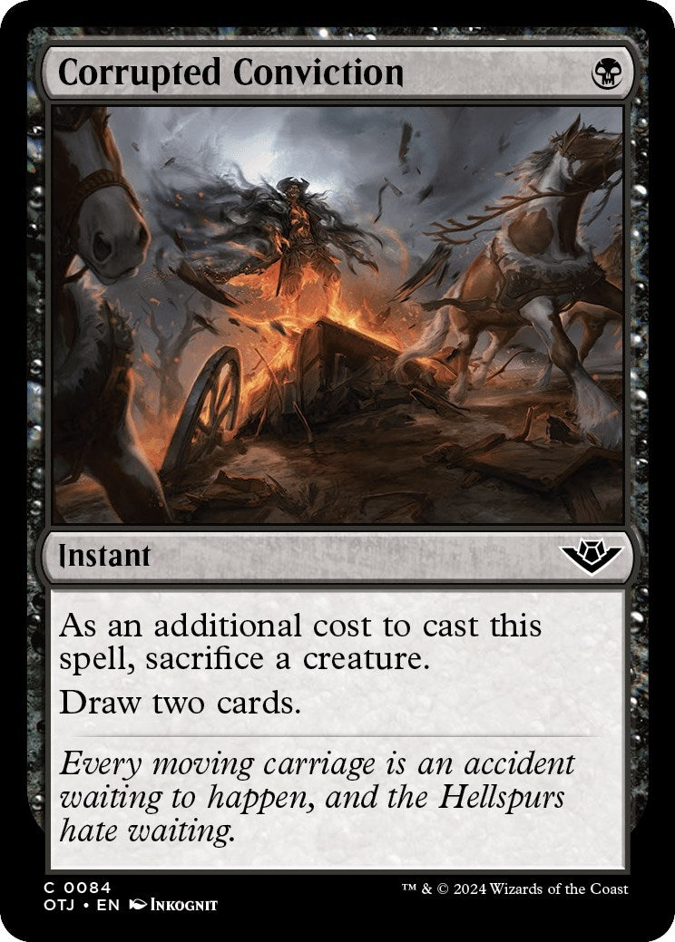 Image for Corrupted Conviction (84) [Outlaws of Thunder Junction] - Magic: The Gathering
