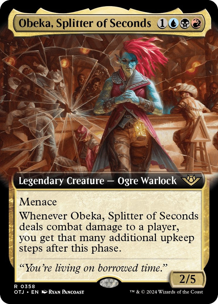 Image for Obeka, Splitter of Seconds (Extended Art) (358) [Outlaws of Thunder Junction] - Magic: The Gathering