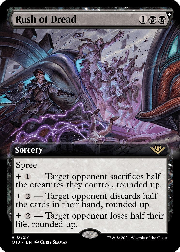 Image for Rush of Dread (Extended Art) (327) [Outlaws of Thunder Junction] - Magic: The Gathering