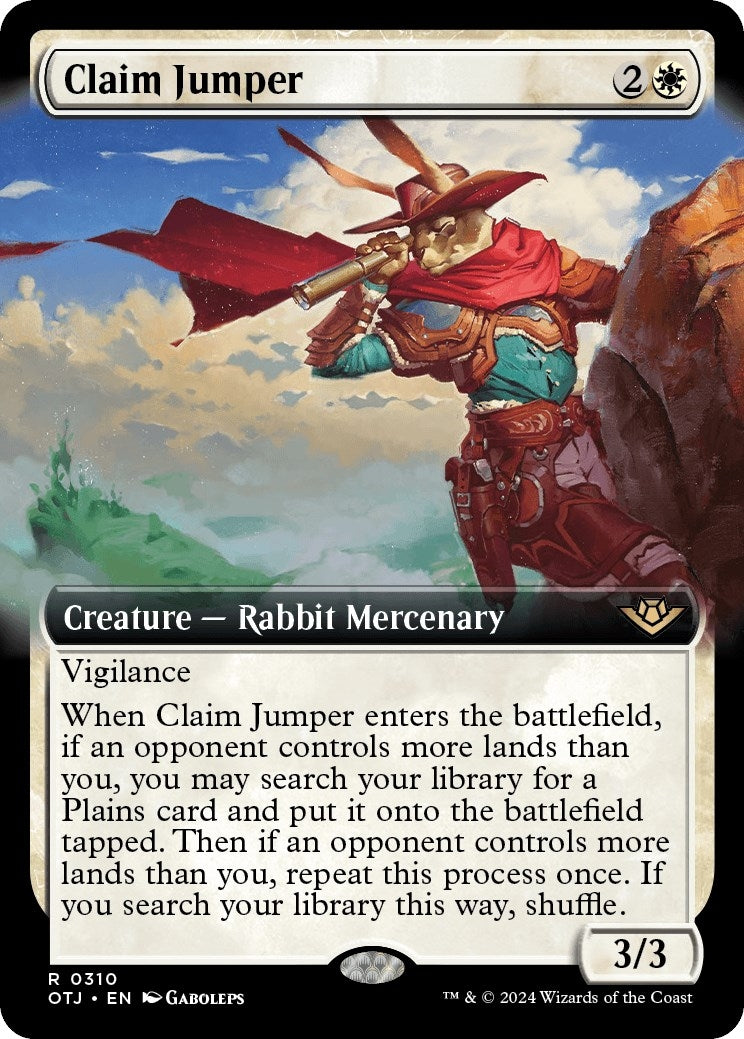 Image for Claim Jumper (Extended Art) (310) [Outlaws of Thunder Junction] - Magic: The Gathering
