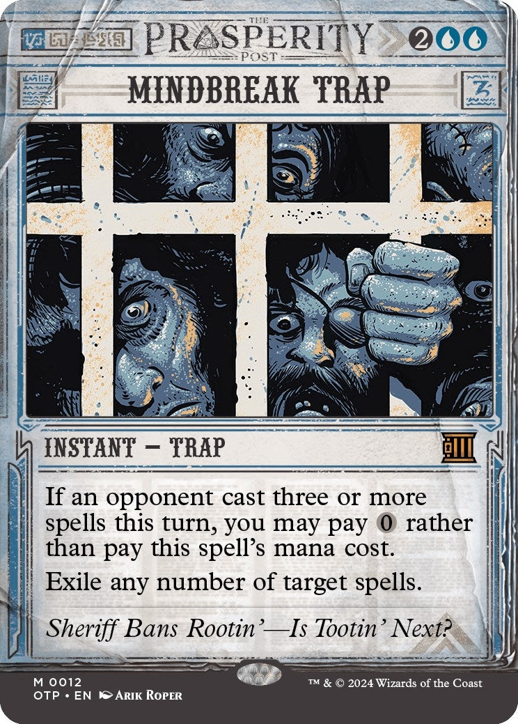 Image for Mindbreak Trap (12) [Outlaws of Thunder Junction: Breaking News] - Magic: The Gathering