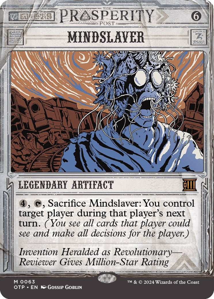 Image for Mindslaver (63) [Outlaws of Thunder Junction: Breaking News] - Magic: The Gathering