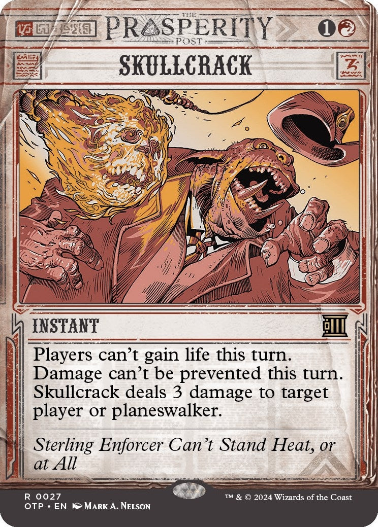 Image for Skullcrack (27) [Outlaws of Thunder Junction: Breaking News] - Magic: The Gathering